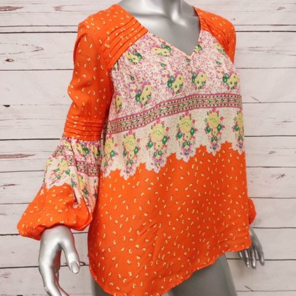 Maeve Anthropologie Peasant Top Ceresco - Picture 2 of 7